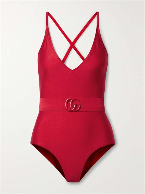 net a porter Gucci swimsuit